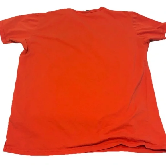 Psycho Bunny Hurell Graphic Tee Shirt Mens 4(S) Orange Short Sleeve Pima Cotton - Picture 6 of 6